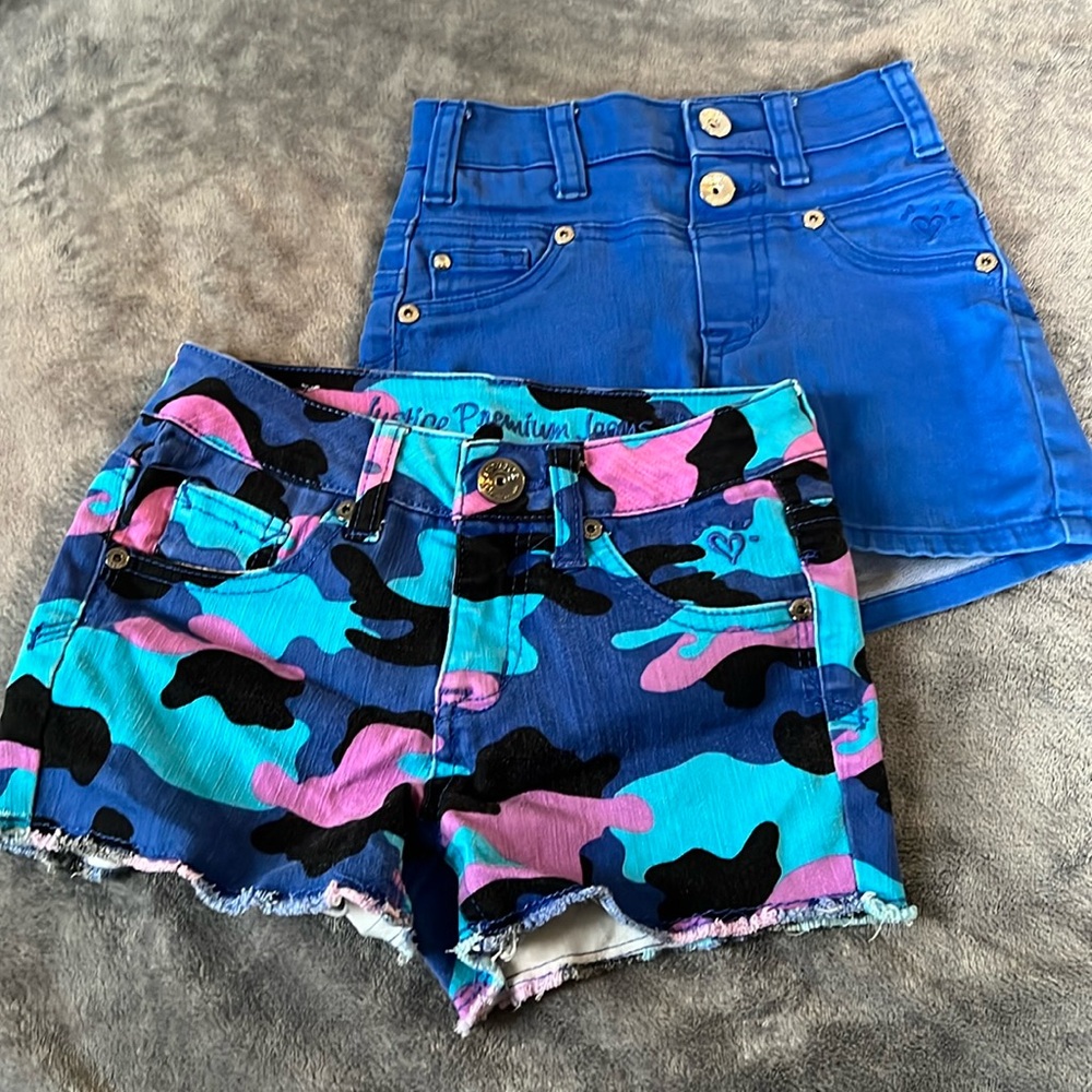 Justice 8r shorts gently worn